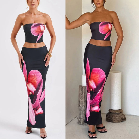 Vacation Floral Two Piece Set